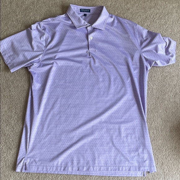 Peter Millar Lavender Polo Shirt - Picture 1 of 7